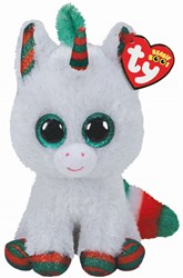 Ty peluche Beanie Boo's unicornio de invierno 15cm unicornio de Navidad