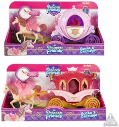 Toi-Toys caballo de juguete princesa con carruaje para niños
