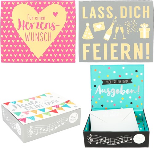 Depesche caja regalo dinero con música y sobre - giftbox