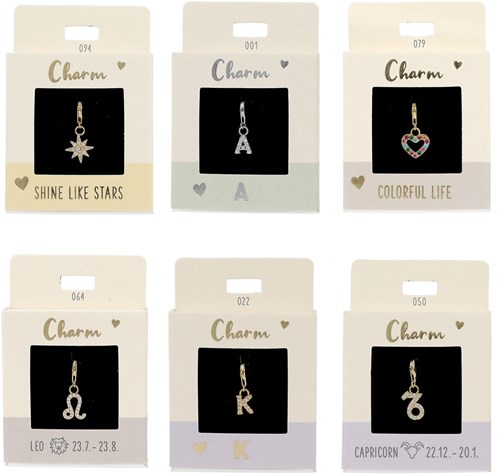 Colgante Depesche plata Express yourself letra S para pulsera o collar