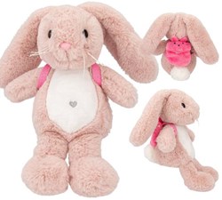 Depesche Princess Mimi peluche conejo Nelly con mochila peluche rosa