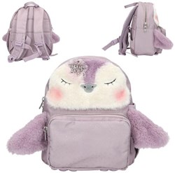 Depesche mochila Princess Mimi pingüino - lila - mochila infantil con purpurina