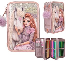 Depesche TOPModel estuche 3 compartimentos violeta VIVA VIOLET material escolar