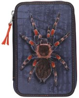 Depesche Adventure World estuche - 2 compartimentos, araña, azul, material escolar-2