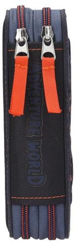 Depesche Adventure World estuche - 2 compartimentos, araña, azul, material escolar-3