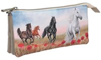 Depesche estuche TOPModel POPPY SAND - estuche beige con diseño floral-3
