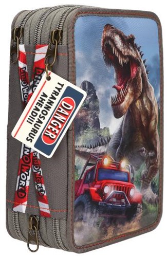 Depesche estuche dinosaurio - estuche escolar 3 compartimentos NEW WORLD-3