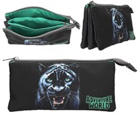Depesche estuche pantera Adventure World - estuche escolar para niños