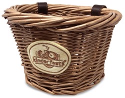 Kinderfeets cesta de mimbre para bicicleta