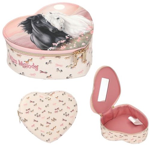 Depesche joyero para niños BLOSSOM PONY motivo de caballo rosa