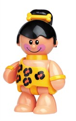 Tolo figura de juego niña cavernícola - muñeca educativa First Friends