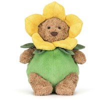 Jellycat peluche Bartholomew Bear Daffodil Outfit - oso de peluche suave