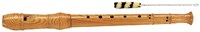 Bontempi flauta dulce de madera barroca para niños y principiantes música-2
