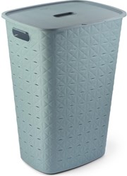 Curver caja de ropa Softex 56L azul-verde - cesta de ropa sostenible plástico