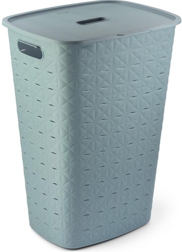 Curver caja de ropa Softex 56L azul-verde - cesta de ropa sostenible plástico