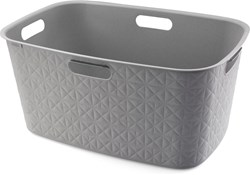 Curver cesta de ropa Softex 45L taupe - plástico - sostenible - apilable