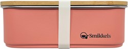 Smikkels - Fiambrera de acero inoxidable - Rosa