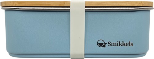 Smikkels - Fiambrera de acero inoxidable - Azul