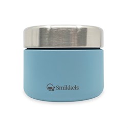 Smikkels - Bandeja de fruta de acero inoxidable 420ml - Azul