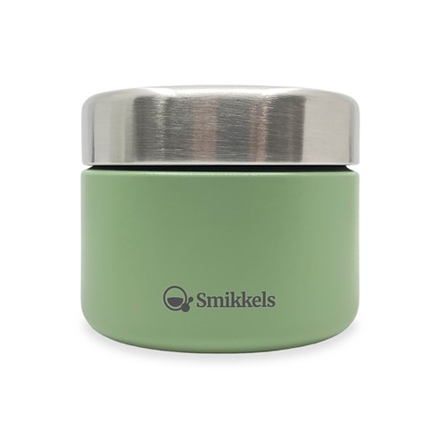 Smikkels - Bandeja de fruta de acero inoxidable 420ml - Verde