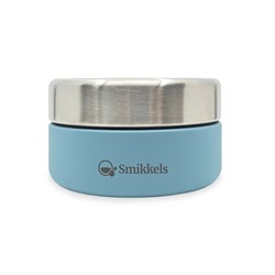 Smikkels - Bandeja de fruta de acero inoxidable 280ml - Azul