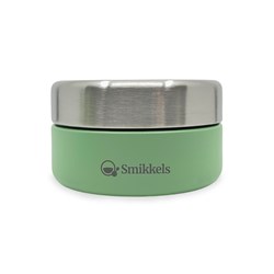 Smikkels - Bandeja de fruta de acero inoxidable 280ml - Verde