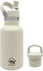 Smikkels botella termo de acero inoxidable 350ml - botella infantil - blanca