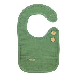 Smikkels - Babero de algodón S - Verde