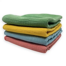 Smikkels paños para la boca bebé - algodón orgánico - multicolor