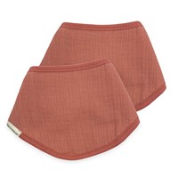 Smikkels baberos bandana bebé set rosa - algodón orgánico
