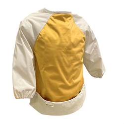 Smikkels - Babero con mangas L - Amarillo