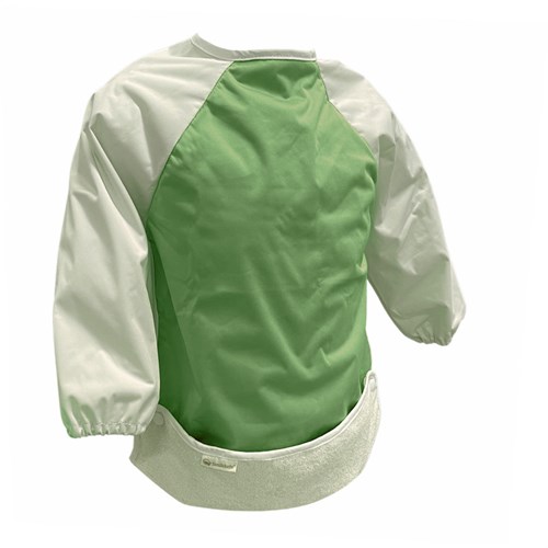 Smikkels - Babero con mangas L - Verde