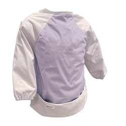 Smikkels babero con mangas L - bata impermeable lila