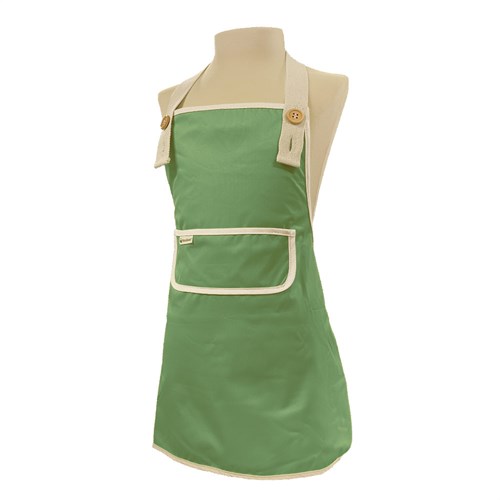 Smikkels delantal infantil verde - delantal de cocina para niños - impermeable