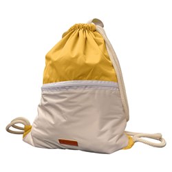 Smikkels bolsa de gimnasio amarilla - bolsa deportiva sostenible para niños