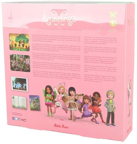 Kruselings muñeca Vera set deluxe - muñeca fashion con accesorios y conjunto rosa-3