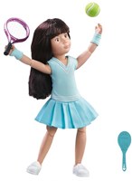 Kruselings muñeca fashion Luna set de tenis - muñeca con accesorios-2