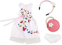 Kruselings ropa de muñeca Sofia conjunto festival de verano blanco - festival