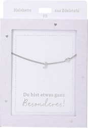 Depesche collar J plata - joya regalo para niños