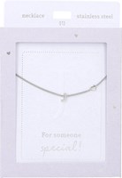 Collar Depesche Heart of Gold plateado con letra J mujer