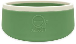Smikkels bol infantil de silicona - vajilla bebé verde - irrompible