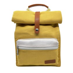Smikkels mochila infantil amarilla - mochila sostenible 2-6 años