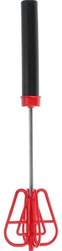 Excellent Houseware batidor plástico con acero inoxidable rojo 26x6x6cm utensilio cocina