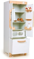 Tender Leaf frigorífico de madera juguete - frigorífico para cocina de juguete-2