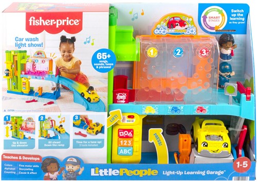 Fisher-Price Little People Garage - Garaje de Juguete Interactivo Coches
