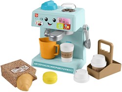 Fisher-Price cafetera juguete educativo para niños pequeños - juego de rol barista
