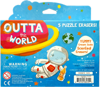 Ooly gomas perfumadas set - tema espacial - 5 piezas - gomas puzzle-2