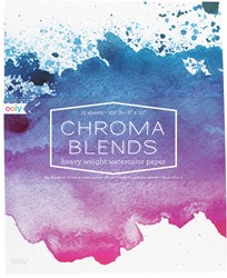 Ooly - Chroma Blends Bloc de Papel de Acuarela Grueso
