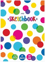 Ooly cuaderno de dibujo papel para niños - bloc creativo 60 hojas