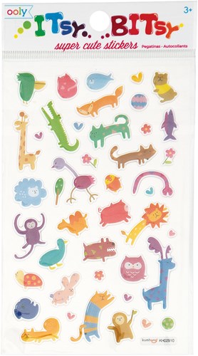 Ooly stickers reino animal - pegatinas de animales coloridas para niños